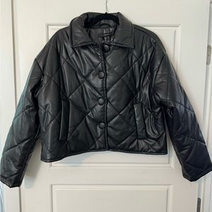 Black Padded Puffer Jacket